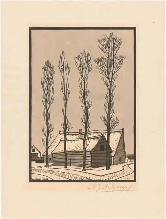 Framed Print : Winter, 1920. Creator: Julie de Graag Framed Print : Winter, 1920. Creator: Julie de Graag