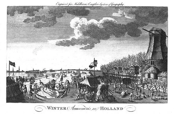 Winter Amusements in Holland, c1760