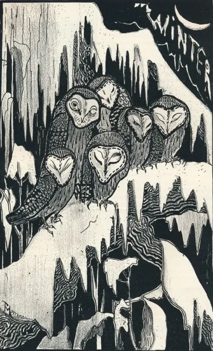Framed Print : Winter, c1895. Artist: Theo van Hoytema Framed Print : Winter, c1895. Artist: Theo van Hoytema