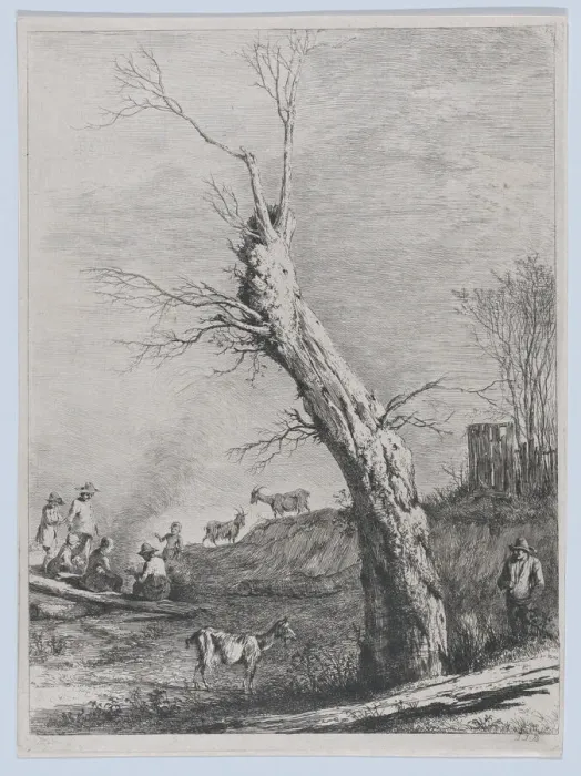 Framed Print : Winter, after a drawing completed in Saint-Chamond, 1795 Framed Print : Winter, after a drawing completed in Saint-Chamond, 1795