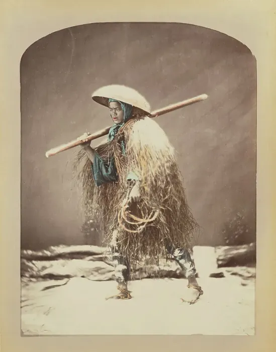 Framed Print : Winter Dress, 1870s-1890s. Creator: Baron Raimund von Stillfried Framed Print : Winter Dress, 1870s-1890s. Creator: Baron Raimund von Stillfried