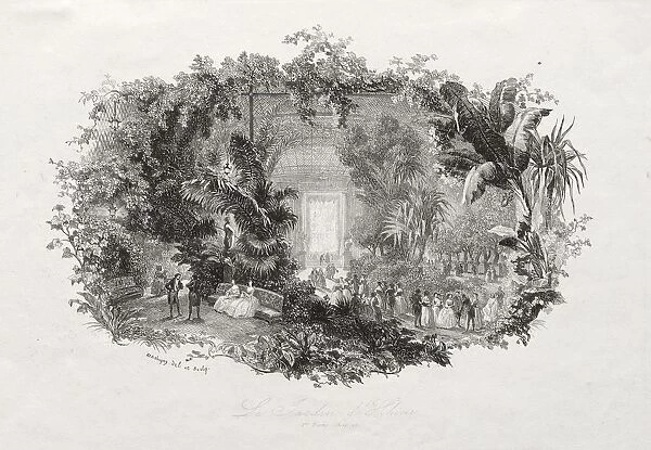 The Winter Garden, 1842-1843. Creator: Charles Francois Daubigny (French, 1817-1878)