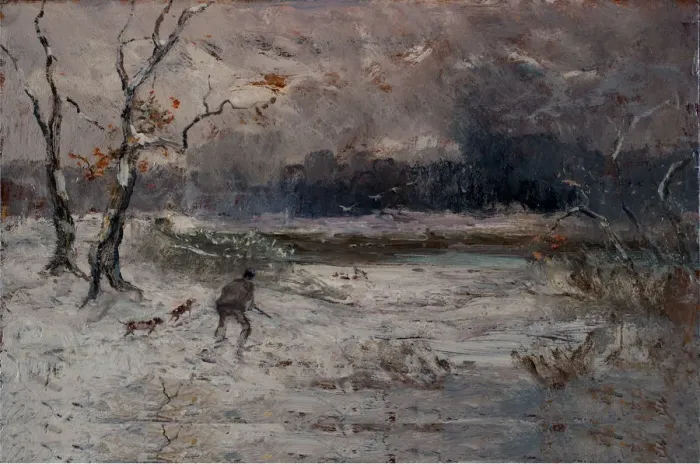 Framed Print : Winter Hunting at Zelata Framed Print : Winter Hunting at Zelata