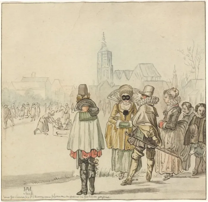 Framed Print : The Winter King on the Ice, 1766. Creator: Cornelis Ploos van Amstel Framed Print : The Winter King on the Ice, 1766. Creator: Cornelis Ploos van Amstel