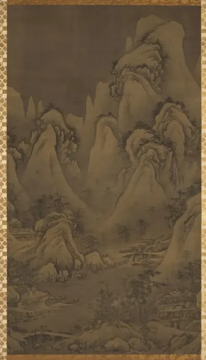 Framed Print : Winter Landscape, 1500s. Creator: Yeoseol (Korean) Framed Print : Winter Landscape, 1500s. Creator: Yeoseol (Korean)