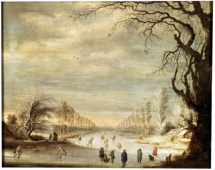 Framed Print : Winter Landscape, 17th century. Artist: Gysbrecht Leytens Framed Print : Winter Landscape, 17th century. Artist: Gysbrecht Leytens