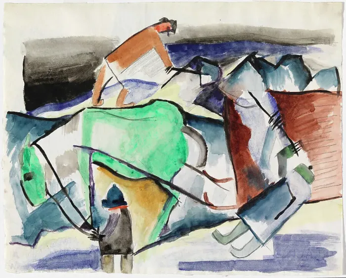 Framed Print : Winter Landscape, 1917-1923. Creator: Sulho Sipila Framed Print : Winter Landscape, 1917-1923. Creator: Sulho Sipila