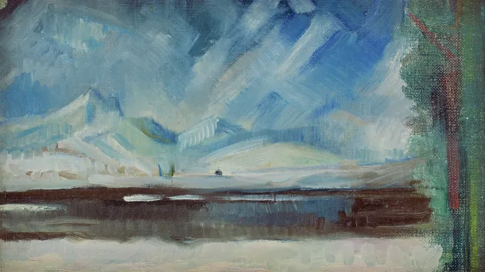 Framed Print : Winter Landscape, 1930-1935. Creator: Arnold Peter Weisz-Kubincan Framed Print : Winter Landscape, 1930-1935. Creator: Arnold Peter Weisz-Kubincan