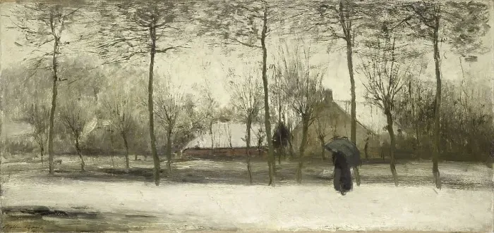 Framed Print : Winter landscape, c.1875. Creator: Willem Maris Framed Print : Winter landscape, c.1875. Creator: Willem Maris