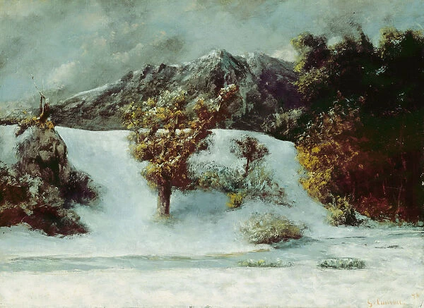Winter Landscape with the Dents du Midi, 1876