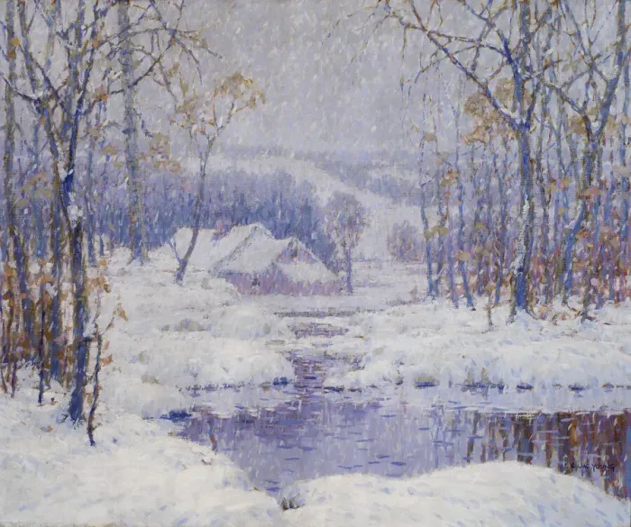 Framed Print : Winter Magic, ca. 1933-1934. Creator: Charles Jac Young Framed Print : Winter Magic, ca. 1933-1934. Creator: Charles Jac Young