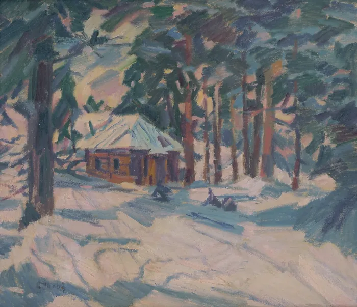 Framed Print : Winter Mood, around 1935-1940. Creator: Gustav Mally Framed Print : Winter Mood, around 1935-1940. Creator: Gustav Mally