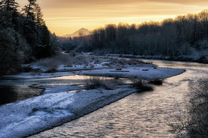 Framed Print : WInter Morning. Creator: Joshua Johnston Framed Print : WInter Morning. Creator: Joshua Johnston