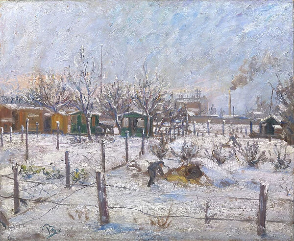 Winter at Norrebro, 1912-1913. Creator: Peter Rostrup Boyesen