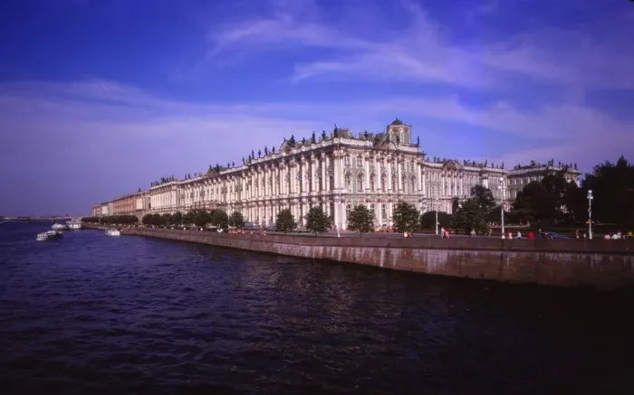Framed Print : Winter Palace and River Neva, Leningrad, 20th century. Artist: CM Dixon Framed Print : Winter Palace and River Neva, Leningrad, 20th century. Artist: CM Dixon