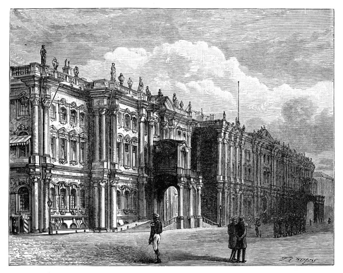 Framed Print : The Winter Palace, St Petersburg, Russia, c1888 Framed Print : The Winter Palace, St Petersburg, Russia, c1888