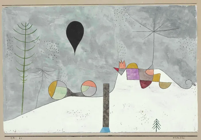 Framed Print : Winter picture, 1930. Creator: Klee, Paul (1879-1940) Framed Print : Winter picture, 1930. Creator: Klee, Paul (1879-1940)