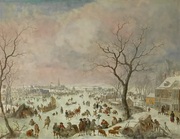 Framed Print : Winter Pleasures, 1710 -1718. Creator: Jan Griffier I Framed Print : Winter Pleasures, 1710 -1718. Creator: Jan Griffier I