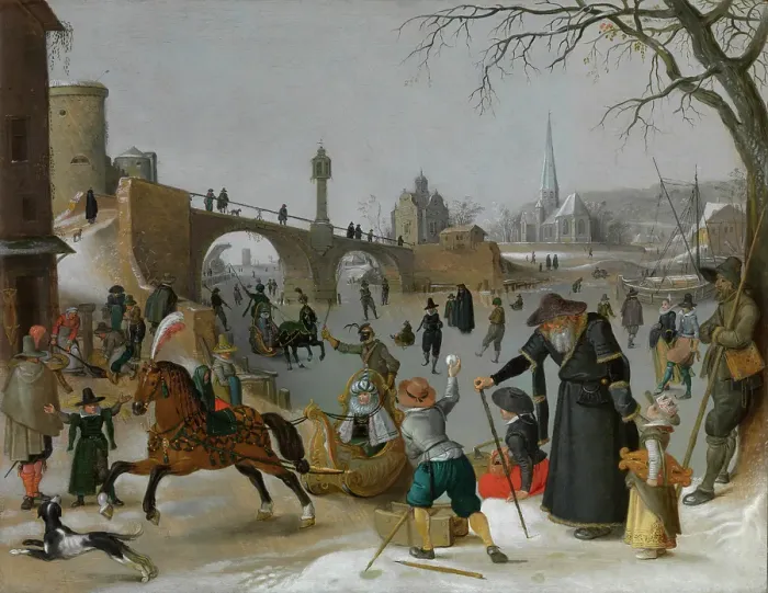 Framed Print : Winter Pleasures. Creator: Sebastian Vrancx Framed Print : Winter Pleasures. Creator: Sebastian Vrancx
