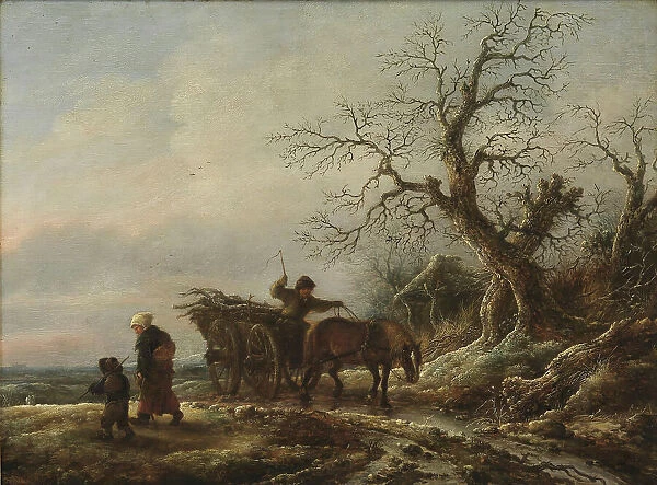 A Winter Scene, 1636-1649. Creator: Isaac van Ostade