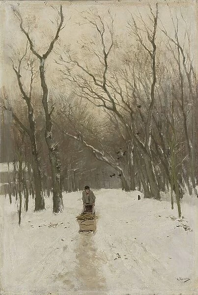 Winter in the Scheveningen Woods, 1870-1888. Creator: Anton Mauve