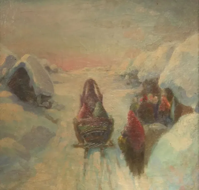 Framed Print : Winter. Sledge driving. Artist: Pervukhin, Konstantin Konstantinovich (1863-1915) Framed Print : Winter. Sledge driving. Artist: Pervukhin, Konstantin Konstantinovich (1863-1915)
