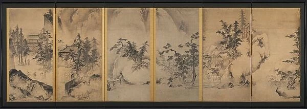 Winter and Spring Landscape, first half of the 1400s. Creator: Tensho Shubun (Japanese)