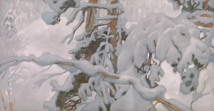 Framed Print : Winter, study for the Juselius Mausoleum frescoes, 1902. Creator: Akseli Gallen-Kallela Framed Print : Winter, study for the Juselius Mausoleum frescoes, 1902. Creator: Akseli Gallen-Kallela
