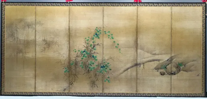 Framed Print : Winter and Summer Flowers, c. 1600. Creator: Yusho Kaiho (Japanese, 1533-1615) Framed Print : Winter and Summer Flowers, c. 1600. Creator: Yusho Kaiho (Japanese, 1533-1615)