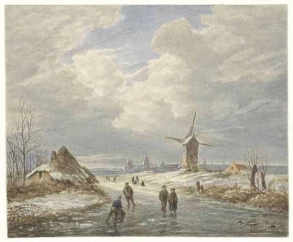 Winter view, 1849-1917. Creator: Matthijs Maris