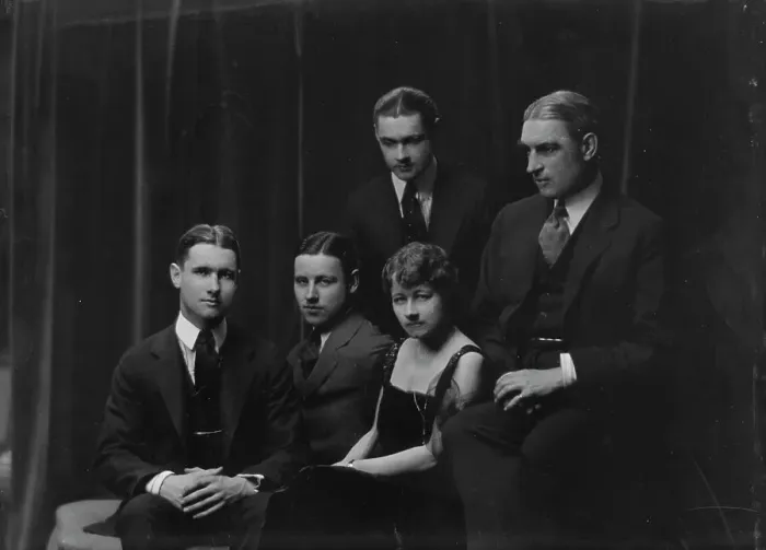 Framed Print : Winter, Wallace, Mr. group, portrait photograph, 1917 May 3. Creator: Arnold Genthe Framed Print : Winter, Wallace, Mr. group, portrait photograph, 1917 May 3. Creator: Arnold Genthe