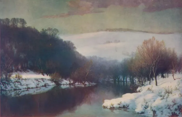 Framed Print : Winters Sleep, 1900, (c1900). Artist: Harry William Adams