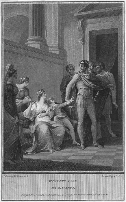 Framed Print : Winters Tale. Act II. Scene I, 1793. Artist: James Fittler