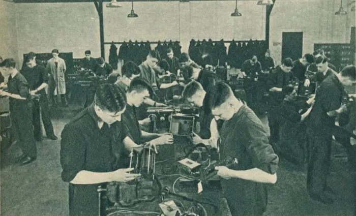 Framed Print : Wirless Operator Mechanics Workshop, 1940 Framed Print : Wirless Operator Mechanics Workshop, 1940