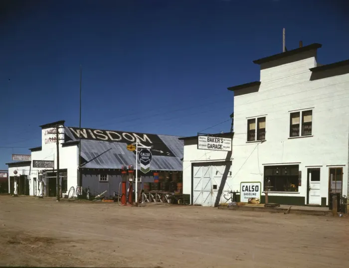 Framed Print : Wisdom, Montana, 1942. Creator: John Vachon Framed Print : Wisdom, Montana, 1942. Creator: John Vachon