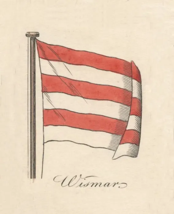 Framed Print : Wismar, 1838 Framed Print : Wismar, 1838