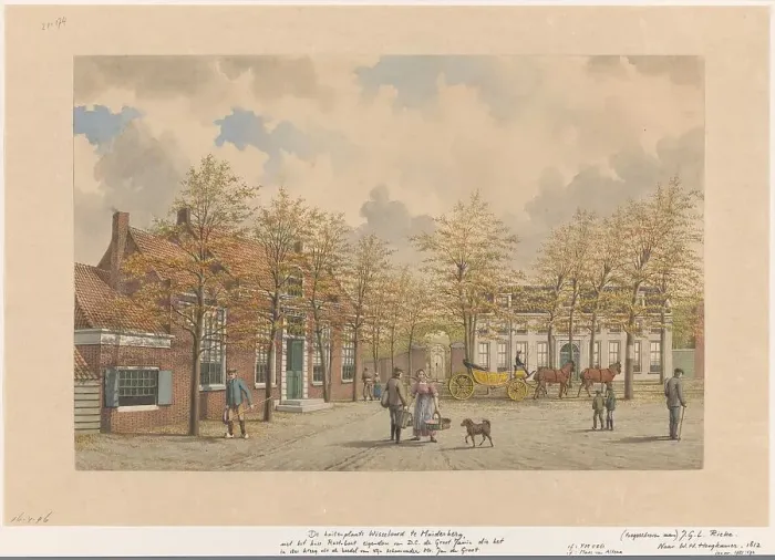 Framed Print : Wisseloord estate in Muiderberg, 1827-1898. Creator: Johan George Lodewijk Rieke Framed Print : Wisseloord estate in Muiderberg, 1827-1898. Creator: Johan George Lodewijk Rieke
