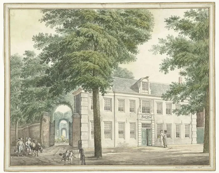 Framed Print : Wisseloord in Muiderberg, 1798. Creator: Maas van Altena Framed Print : Wisseloord in Muiderberg, 1798. Creator: Maas van Altena