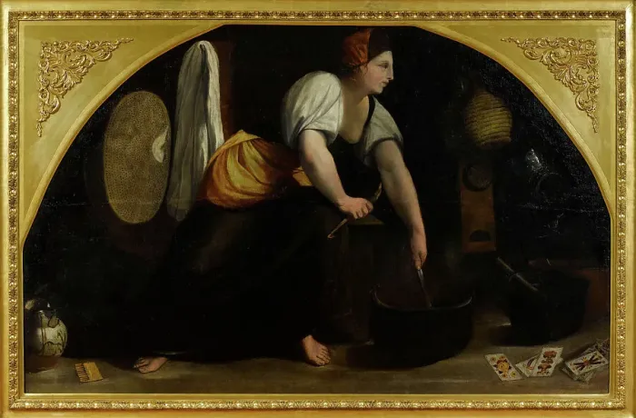 Framed Print : The witch, First Half of 16th cen. Creator: Dossi, Dosso (ca. 1486-1542) Framed Print : The witch, First Half of 16th cen. Creator: Dossi, Dosso (ca. 1486-1542)