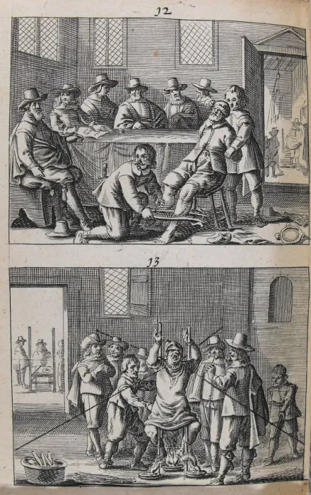 Framed Print : Witch trials. From: Abraham Paling, T afgerukt mom-aansight der tooverye? Framed Print : Witch trials. From: Abraham Paling, T afgerukt mom-aansight der tooverye?