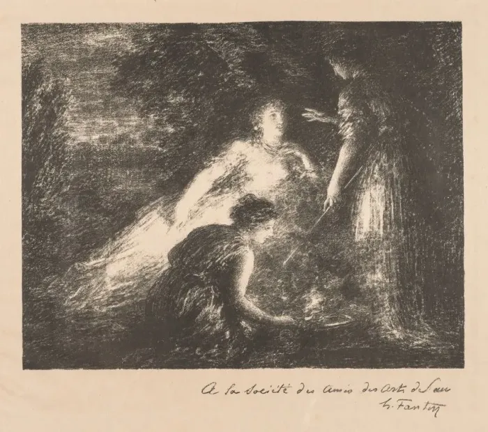 Framed Print : Witchcraft, 1899. Creator: Henri Fantin-Latour (French, 1836-1904) Framed Print : Witchcraft, 1899. Creator: Henri Fantin-Latour (French, 1836-1904)