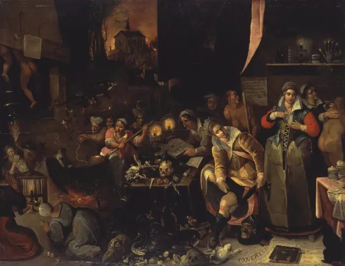 Framed Print : The Witches Kitchen, 1606. Artist: Francken, Frans, the Younger (1581-1642) Framed Print : The Witches Kitchen, 1606. Artist: Francken, Frans, the Younger (1581-1642)
