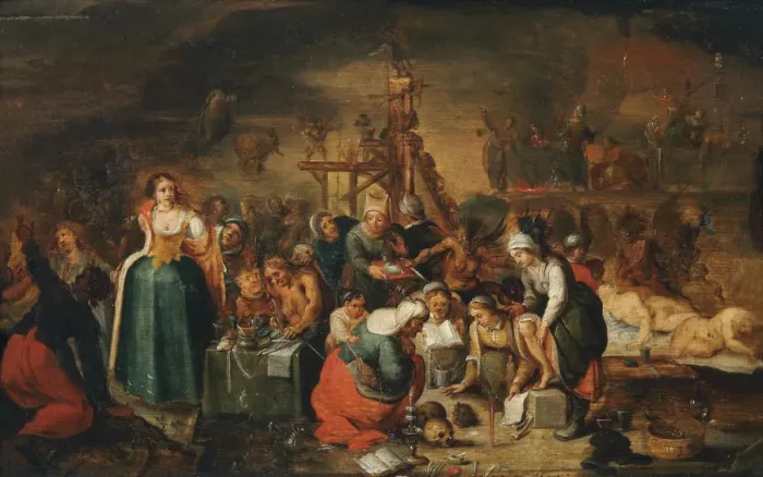 Framed Print : The Witches Kitchen, Early 17th cen Artist: Francken, Frans, the Younger (1581-1642) Framed Print : The Witches Kitchen, Early 17th cen Artist: Francken, Frans, the Younger (1581-1642)