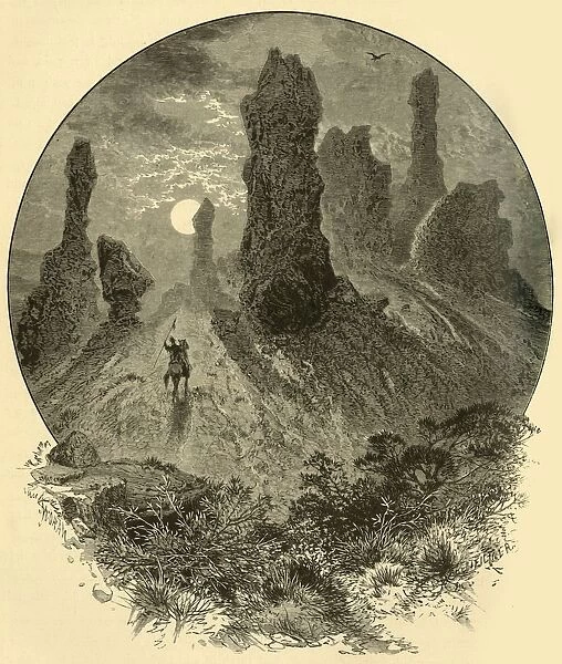 Witches Rocks, Weber Canon, 1874. Creator: John Filmer