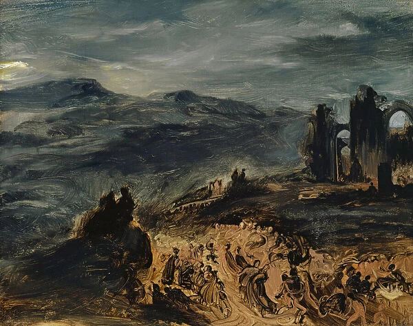 The Witches Sabbath, c. 1832. Creator: Delacroix, Eugene (1798-1863)