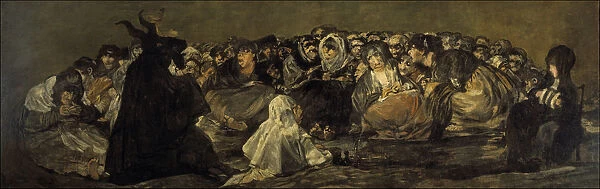 Witches Sabbath or The Great He-Goat. Artist: Goya, Francisco, de (1746-1828)