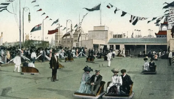 Framed Print : Witching Waves, Imperial International Exhibition, London, 1909 Framed Print : Witching Waves, Imperial International Exhibition, London, 1909