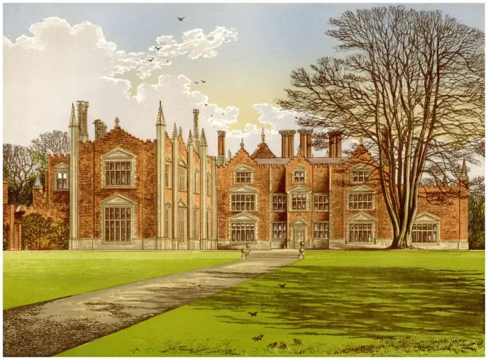 Framed Print : Witchingham Hall, Norfolk, home of Viscount Canterbury, c1880 Framed Print : Witchingham Hall, Norfolk, home of Viscount Canterbury, c1880
