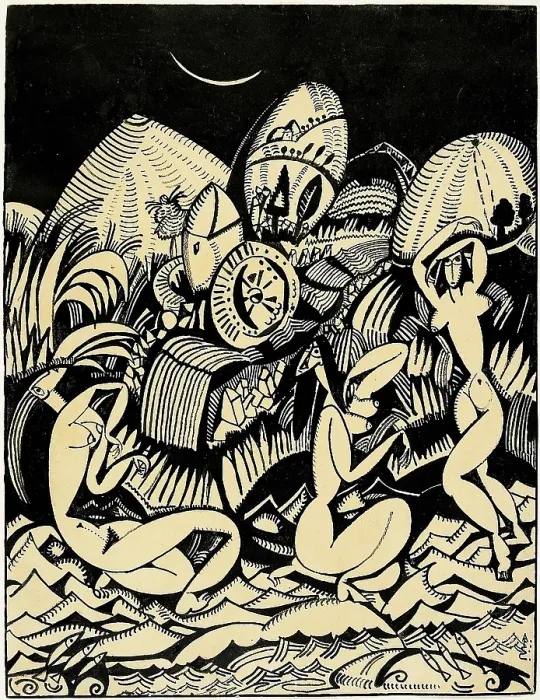 Framed Print : The Witch's Bath, c1912. Creator: Souza-Cardoso, Amadeo de (1887-1918). The Witch's Bath, c1912. Creator: Souza-Cardoso, Amadeo de (1887-1918) Framed Print : The Witch's Bath, c1912. Creator: Souza-Cardoso, Amadeo de (1887-1918). The Witch's Bath, c1912. Creator: Souza-Cardoso, Amadeo de (1887-1918)