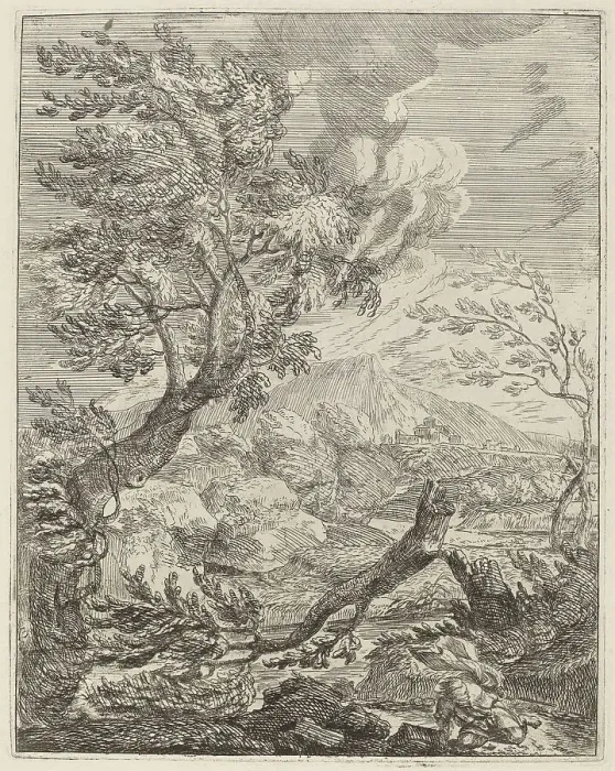 Framed Print : The Withered Tree, 1696. Creator: Crescenzio Onofri Framed Print : The Withered Tree, 1696. Creator: Crescenzio Onofri